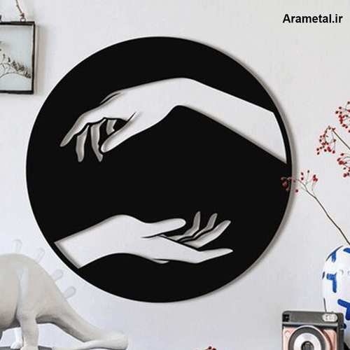 دیوارکوب فلزی طرح دست کد 2126