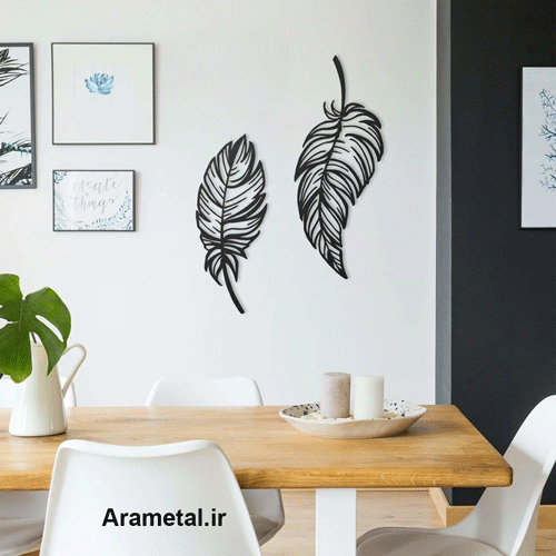 دیوار کوب فلزی مجموعه دو عددی پر کد 2153