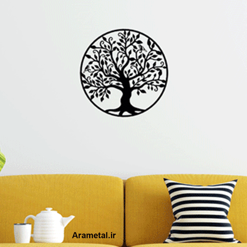 دیوار کوب فلزی درخت کد 2160