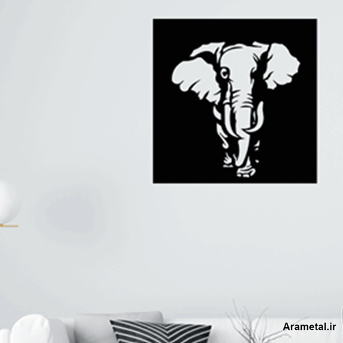 دیوار کوب فلزی فیل کد 2164