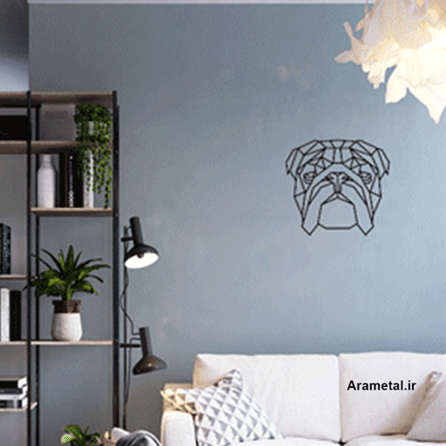 دیوار کوب خوک هندسی کد 2170