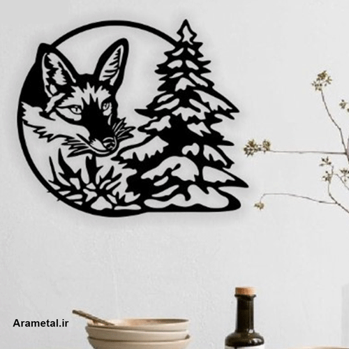 دیوار کوب فلزی گرگ کد 2182