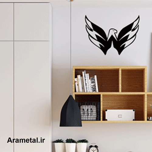 دیوار کوب فلزی پرنده همای کد 2197