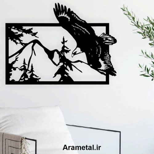 دیوارکوب فلزی عقاب کوهستان کد 2199