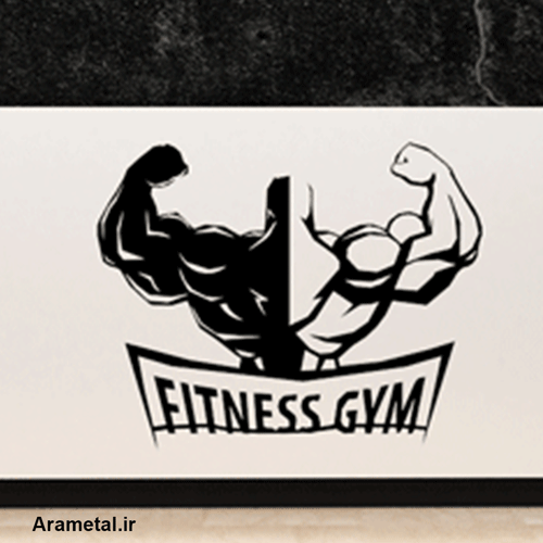 دیوار کوب فلزی ورزشکار کد 2211