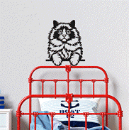 دیوار کوب فلزی گربه پشمالو کد 2046