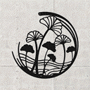 دیوار کوب فلزی  سایه گلهای رقصان کد2057