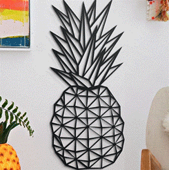 دیوار کوب فلزی آناناس هندسی کد 2061