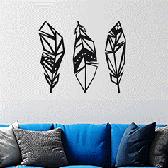 دیوار کوب فلزی مجموعه سه عددی پر کد-2081