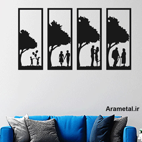 دیوار کوب LOVE مجموعه چهار عددی کد 2089