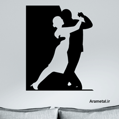 دیوارکوب فلزی رقص تانگو کد 2127