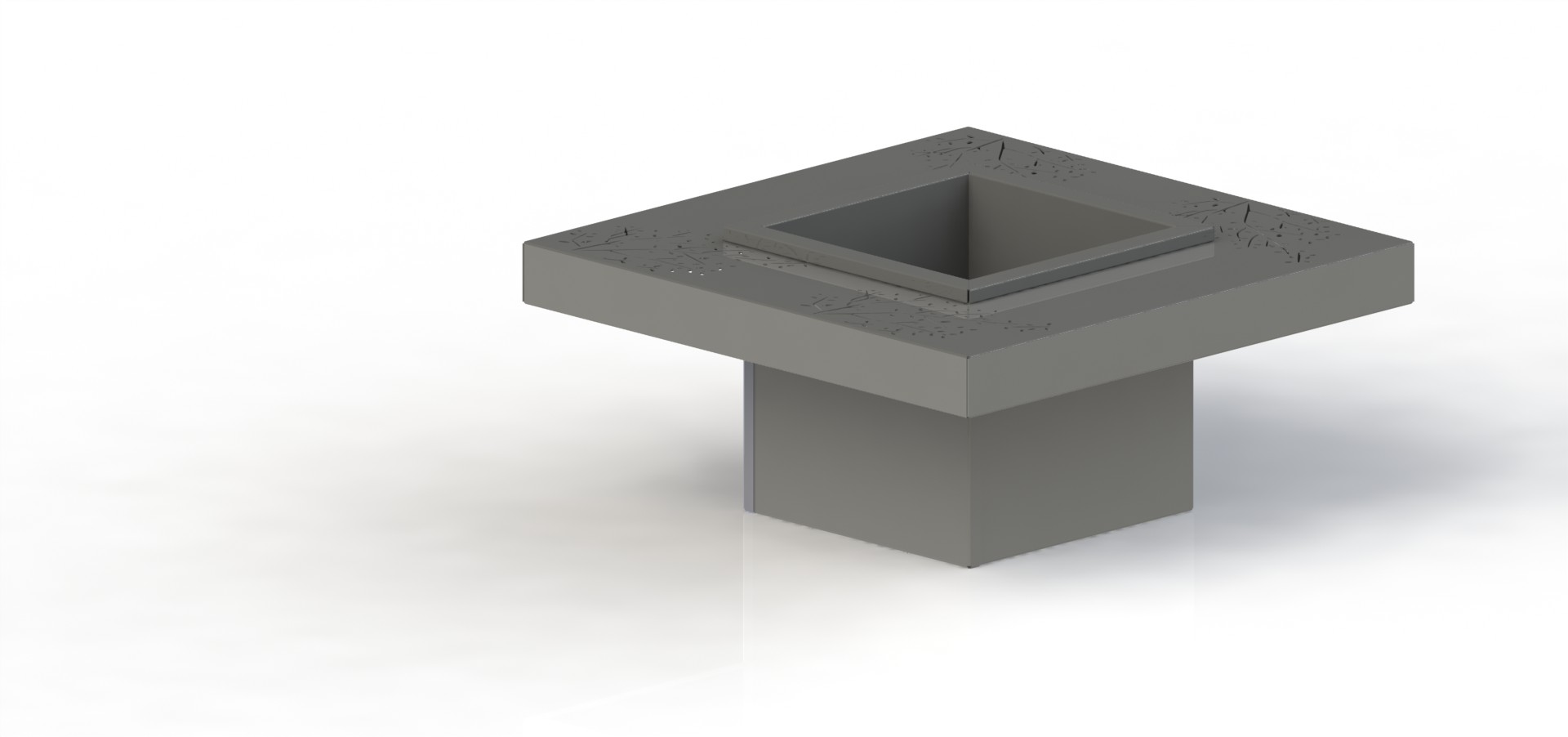 آتشدان چهار گوش کد 6001