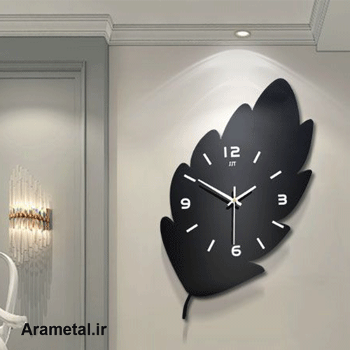 ساعت دیواری فلزی تک برگ 9007